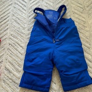 L.L. bean toddler snow bib